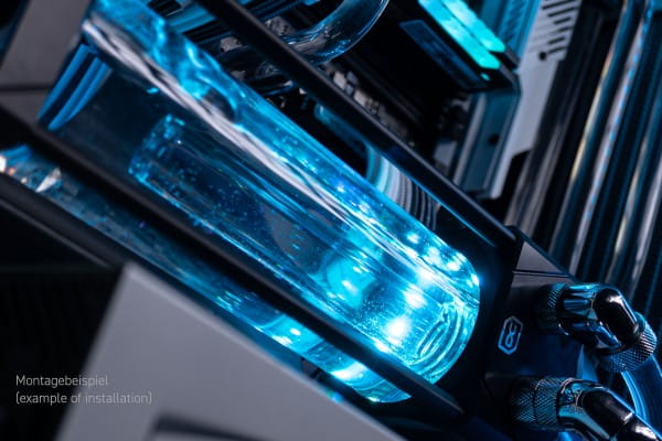 PUM Alphacool Eisbecher Aurora D5 Acetal/Glas - 250mm inkl. Alphacool VPP Apex