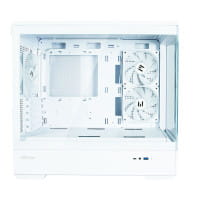 GHE Zalman P30 V2 micro-ATX Gehäuse Tempered Glass Panoramic View - Weiß