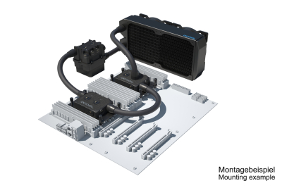 SVK Alphacool ES Pro 4U - 2 x 120 XT / 2x XPX Pro 1U / Reservoir 2U - DDC310 SVK Alphacool ES Pro 4U - 2 x 120 XT / 2x XPX Pro 1U / Reservoir 2U - DDC310