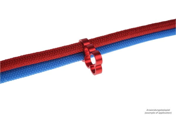 KAB Alphacool Eiskamm Alu X6 - 4mm red - 4 Stück PHT EOL