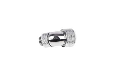ANS Alphacool Eiszapfen 16mm HardTube Anschraubtülle 45° drehbar G1/4 - Chrome PHT EOL