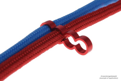 KAB Alphacool Eiskamm Alu X4 Flat - 4mm red - 4 Stück PHT EOL