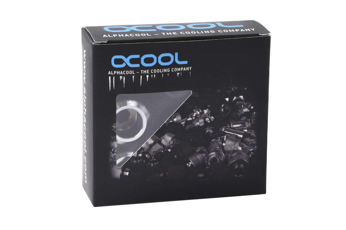 Alphacool Eiszapfen PRO 16mm HardTube Fitting G1/4 - Chrome Sixpack | Alphacool Alphacool Eiszapfen PRO 16mm HardTube Fitting G1/4 - Chrome Sixpack | Alphacool