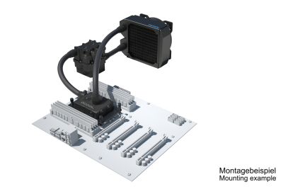 SVK Alphacool ES Pro 4U - 1 x 120 XT / XPX Pro 1U / Reservoir 2U - DDC310 SVK Alphacool ES Pro 4U - 1 x 120 XT / XPX Pro 1U / Reservoir 2U - DDC310