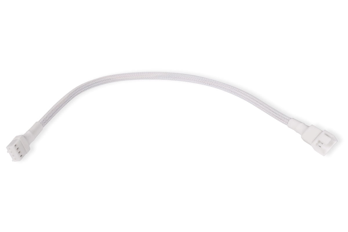Alphacool Lüfterkabel 4-Pin auf 4-Pin Verlängerung 30cm weiß