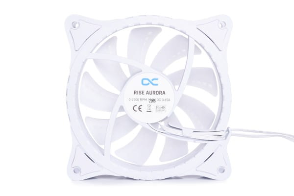 L12 Alphacool Rise Aurora 120mm Lüfter Weiß (120x120x25mm) PHT EOL