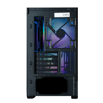 GHE Zalman P30 Air micro-ATX Gehäuse Tempered Glass side mesh front - Schwarz