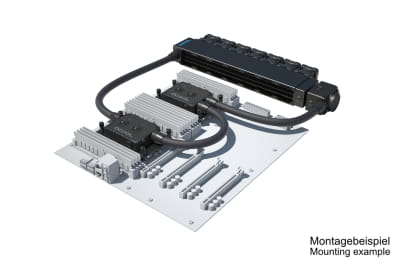 SVK Alphacool ES 1U - 7 x 40 / 2x XPX Pro 1U / Eisstation 40 DC-LT 3600rpm