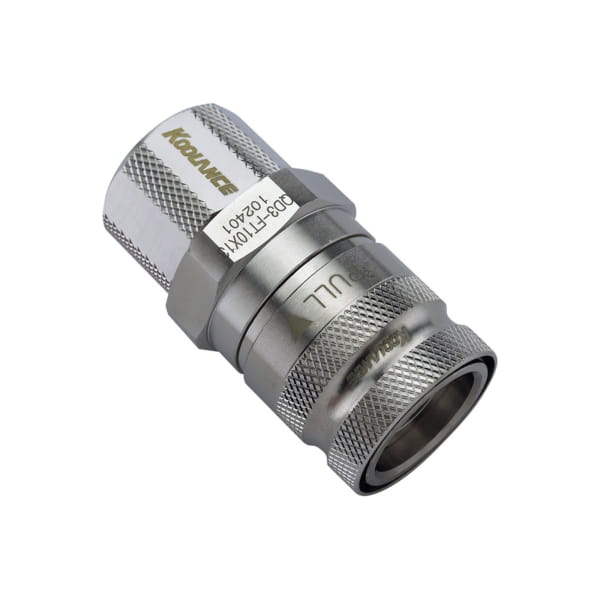 ANK Koolance QD3 Schnellverschluss gerade weiblich auf 13/10mm - silber