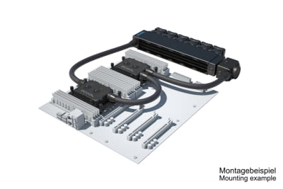 SVK Alphacool ES 1U - 6 x 40 / 2x XPX Pro 1U / Eisstation 40 DC-LT 3600rpm