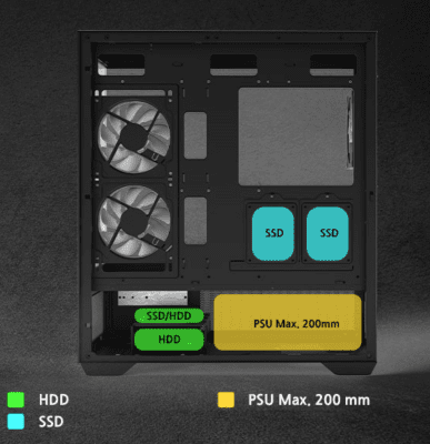 GHE Zalman CHRONIX - Schwarz