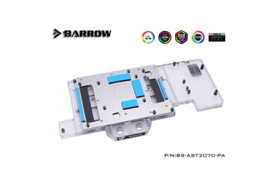 WAK Barrow LRC2.0 full coverage GPU Water Block for ASUS TUF 3070 Aurora EOL