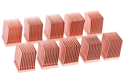 WAR Alphacool GPU RAM Copper Heatsinks 10x10mm - 10 Stk.