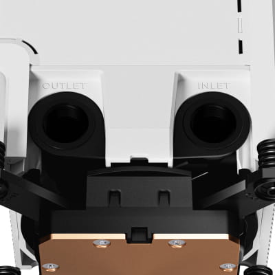 WAC TRYX Panorama CPU Wasserblock mit AMOLED-Display - weiß