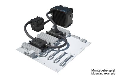 SVK Alphacool ES Pro 3U - 1 x 120 UT / 2x XPX Pro 1U / Reservoir 2U - DDC310 SVK Alphacool ES Pro 3U - 1 x 120 UT / 2x XPX Pro 1U / Reservoir 2U - DDC310