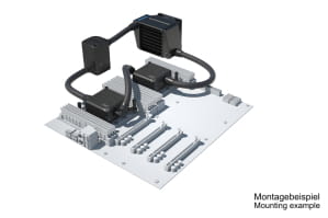 SVK Alphacool ES 2U - 1 x 80 / 2x Eisbaer LT / Eisstation 80 DC-LT 3600rpm