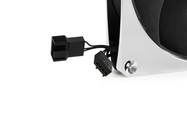 L14 Alphacool Apex Stealth Metall Lüfter 2500rpm Chrome (140x140x25mm)