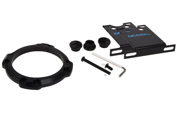 PUZ Alphacool Eisdecke D5 Aufsatz - Acryl G1/4 - (VPP755/VPP655/TPP644/MCP655) V.3