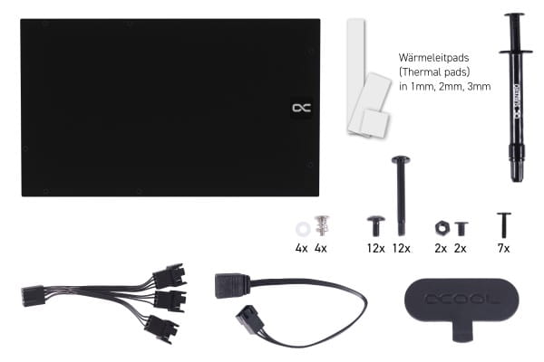 KOI Alphacool Eiswolf 2 AIO - 360mm RTX 4090 Founders Edition mit Backplate EOL