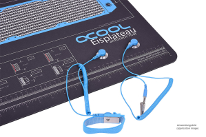 ZSO Alphacool Antistatik Handgelenk Manschette blau