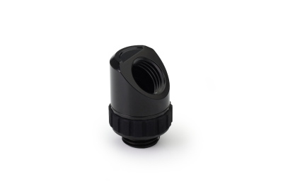 Alphacool Apex Grip adapter 45° OT/IT G1/4 rotatable black