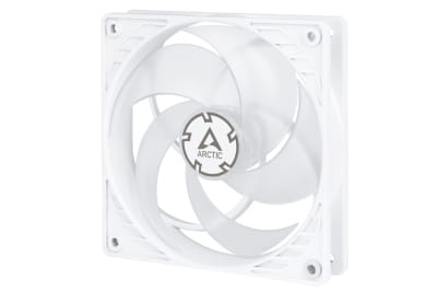 L12 B-Ware Arctic P12 PWM PST Gehäuselüfter (120x120x25mm) 12V DC - Weiß/Transparent EOL
