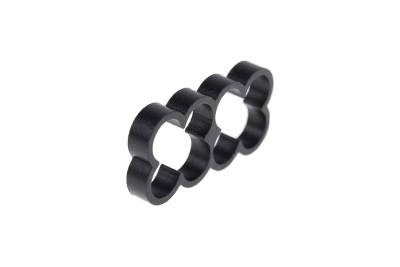 KAB Alphacool Eiskamm Alu X8 - 4mm black - 4 Stück PHT EOL