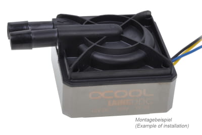 PUZ Alphacool Laing DDC metal bottom - black nickel