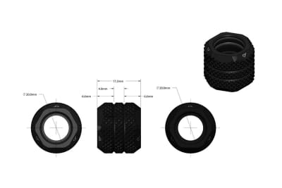 ANF Nanoxia CF HT Adapter gerade zweifach 12 mm auf 12mm EOL