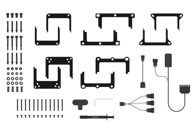 KOI Alphacool Eisbaer Pro ES 2U 80mm Triple HPE + 3x ES PWM fans (AMD TR4/sTRX4/SP3/sWRX8/Intel 3647)