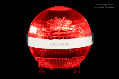 B-Ware Alphacool Eisball Adressable RGB - Acryl (inkl. D5 VPP655 PWM)