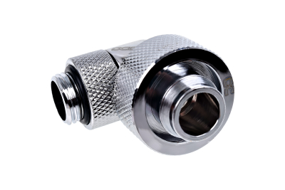 ANS Alphacool Eiszapfen 19/13mm Anschraubtülle 90° drehbar G1/4 - Chrome PHT EOL