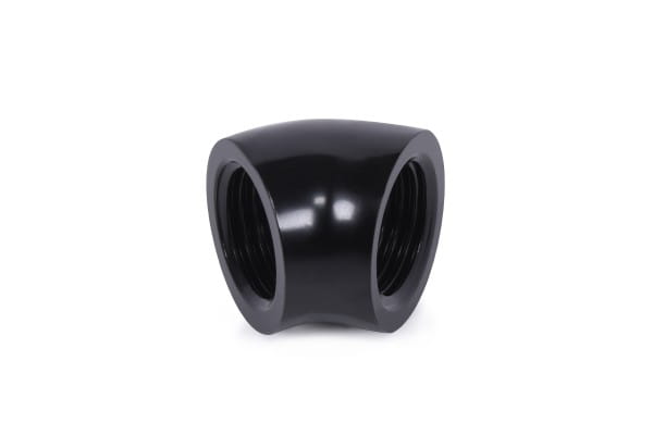 ANF Alphacool Eiszapfen L-Verbinder 45° G1/4 IG auf G1/4 IG - schwarz PHT EOL