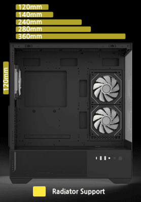 GHE Zalman CHRONIX - Schwarz