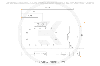 WAK B-Ware EK Water Blocks EK-Quantum Vector2 Trio RTX 3090 Ti D-RGB - Nickel + Plexi