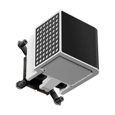 WAC TRYX Panorama CPU Wasserblock mit AMOLED-Display - weiß