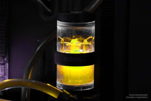 WAZ Alphacool Eiswasser Crystal Yellow Fertiggemisch 1000ml