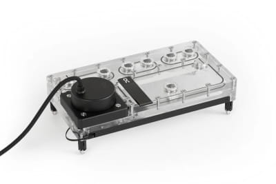 AGB Alphacool Core Distro Plate 240 Links D5/DDC V.2 mit D5 Apex Pumpe