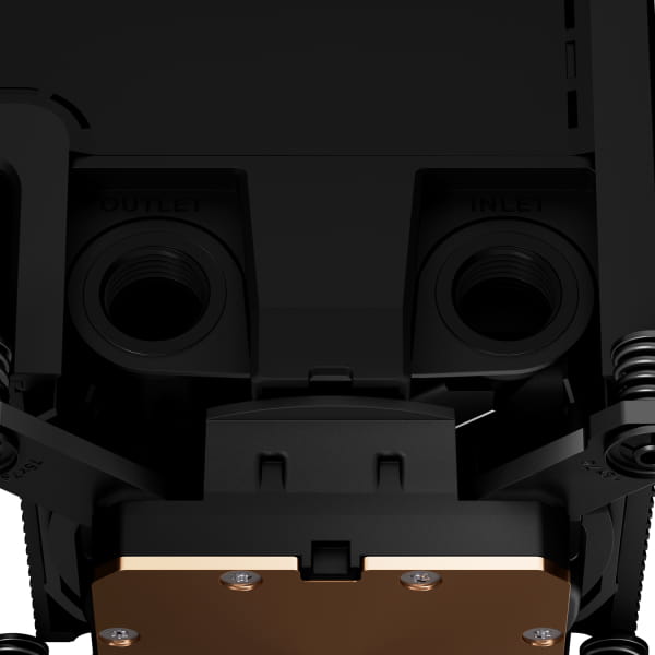 WAC TRYX Panorama CPU Wasserblock mit AMOLED-Display - schwarz