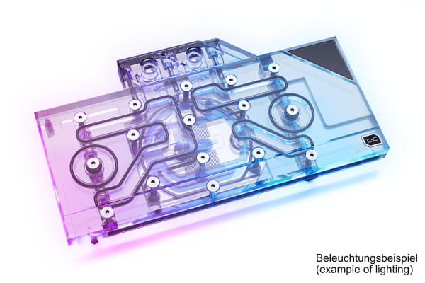 WAK B-Ware Alphacool Eisblock Aurora Acryl GPX-N RTX 4090 Reference mit Backplate