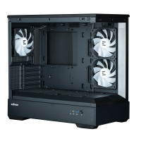 GHE Zalman P30 V2 micro-ATX Gehäuse Tempered Glass Panoramic View - Schwarz