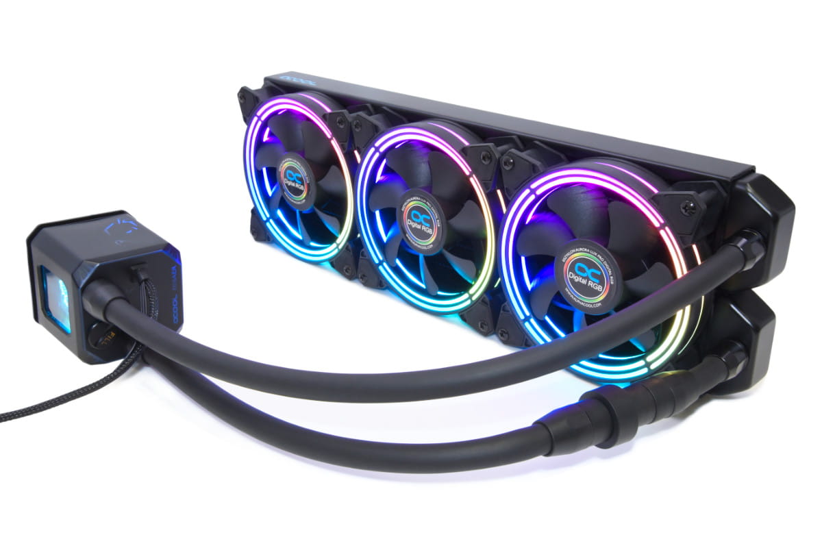 Alphacool Eisbaer Aurora 360 CPU - Digital RGB 360mm, Wasserkühlung schwarz
