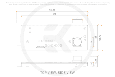 AGB EK Water Blocks EK-Quantum Reflection2 Fractal XL D5 PWM D-RGB - Plexi