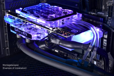 WAK Alphacool Eisblock Aurora GPX-N Acryl Active Backplate 3090 TI Founders Edition PHT EOL