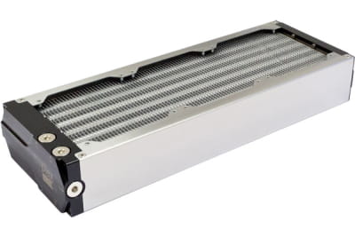 RAD Aquacomputer airplex modularity system 360 mm, Alu-Lamellen, ein Kreislauf, Edelstahl-Seitenteile