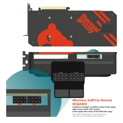 ZK Thermal Grizzly WireView GPU 2x8Pin PCIe, Normal