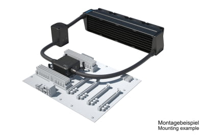 SVK Alphacool ES 2U - 4 x 80 / Eisbaer LT / Eisstation 80 DC-LT 3600rpm