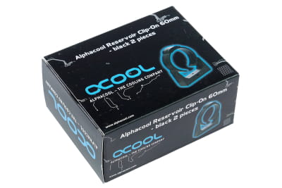 AGZ Alphacool AGB Universal Halterung Clip-On 60mm - Schwarz 2 Stück