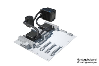 SVK Alphacool ES 3U - 1x 92 / 2x Eisbaer LT / Eisstation 80 DC-LT 3600rpm