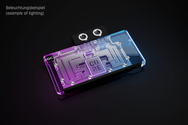 WAK Alphacool Core RX 9070 XT Swift + Quicksilver mit Backplate